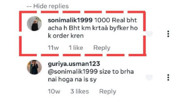 Customer review
