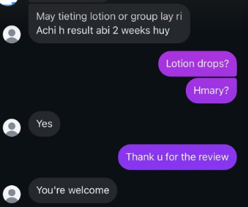Customer review